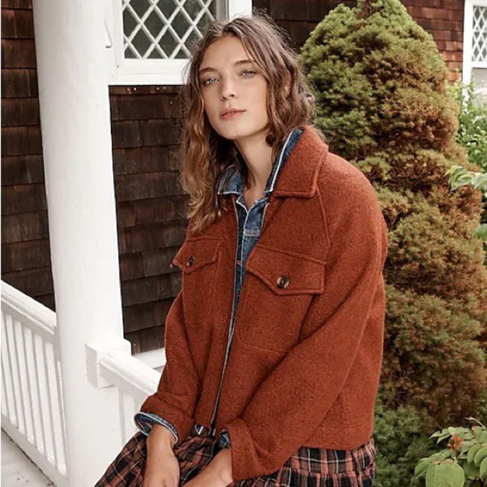 Madewell Johnsville Merino Wool Jacket  XS